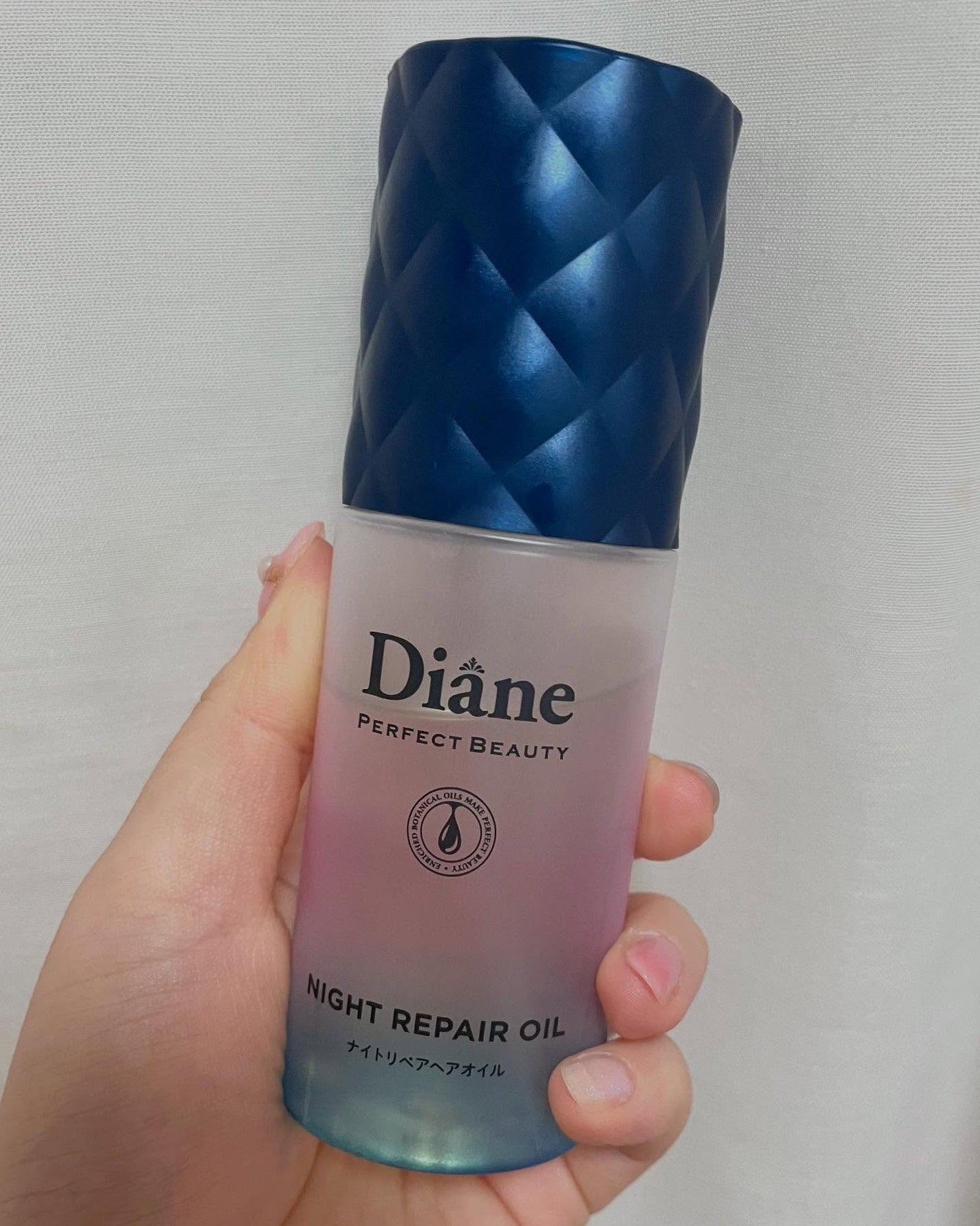 パーフェクトビューティー ナイトリペアヘアオイル ミッドナイトベリーの香り/ダイアン/ヘアオイルを使ったクチコミ(2枚目)