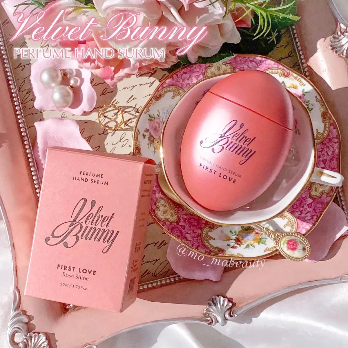 パフュームハンドセラム FIRST LOVE/Velvet Bunny/ハンドクリームを使ったクチコミ(1枚目)