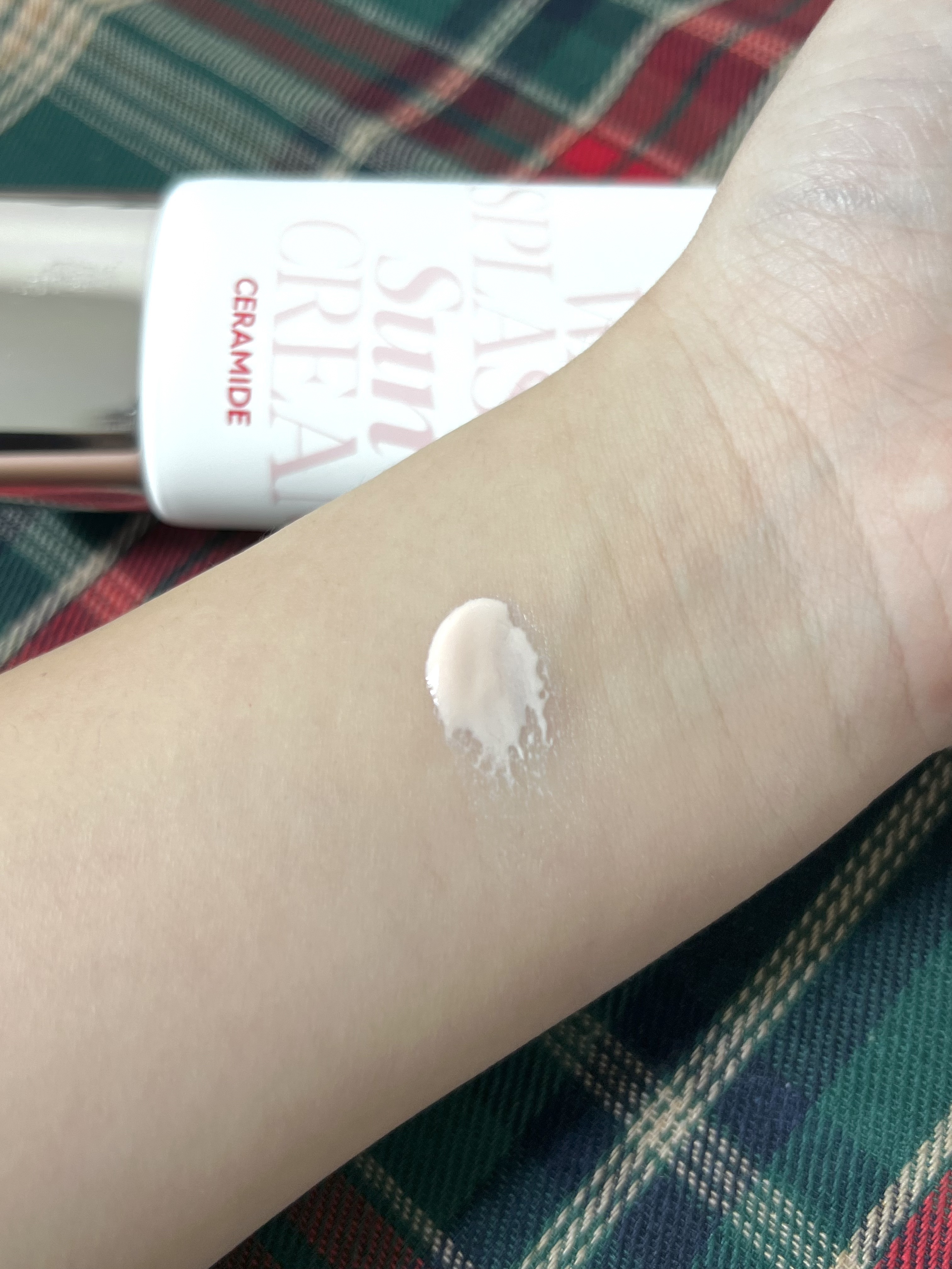 ウォータースプラッシュサンクリーム セラミド/espoir/日焼け止めクリームを使ったクチコミ（2枚目）