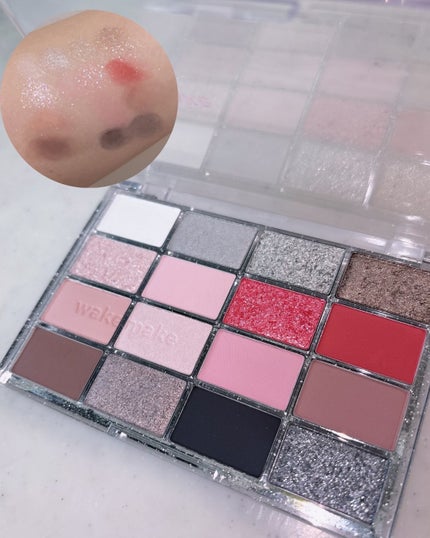 ソフトブラーリングアイパレット/wakemake/アイシャドウパレットを使ったクチコミ(5枚目)