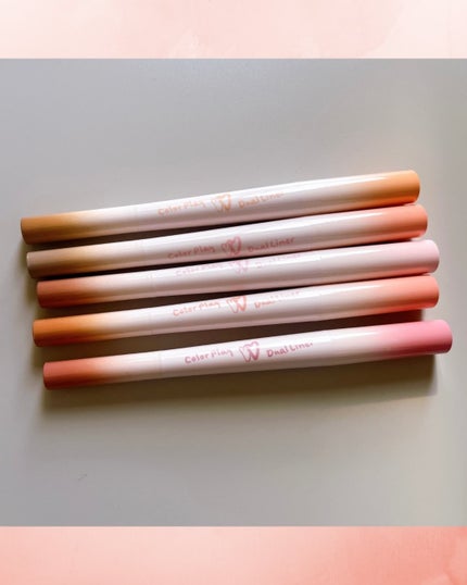 カラープレイデュアルライナー/2aN/スティックアイシャドウを使ったクチコミ(2枚目)