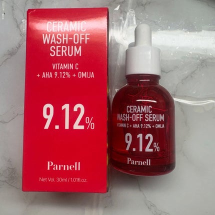 AHA 9.12 オミジャ 陶器肌 ウォッシュオフ セラム/parnell/美容液を使ったクチコミ(2枚目)