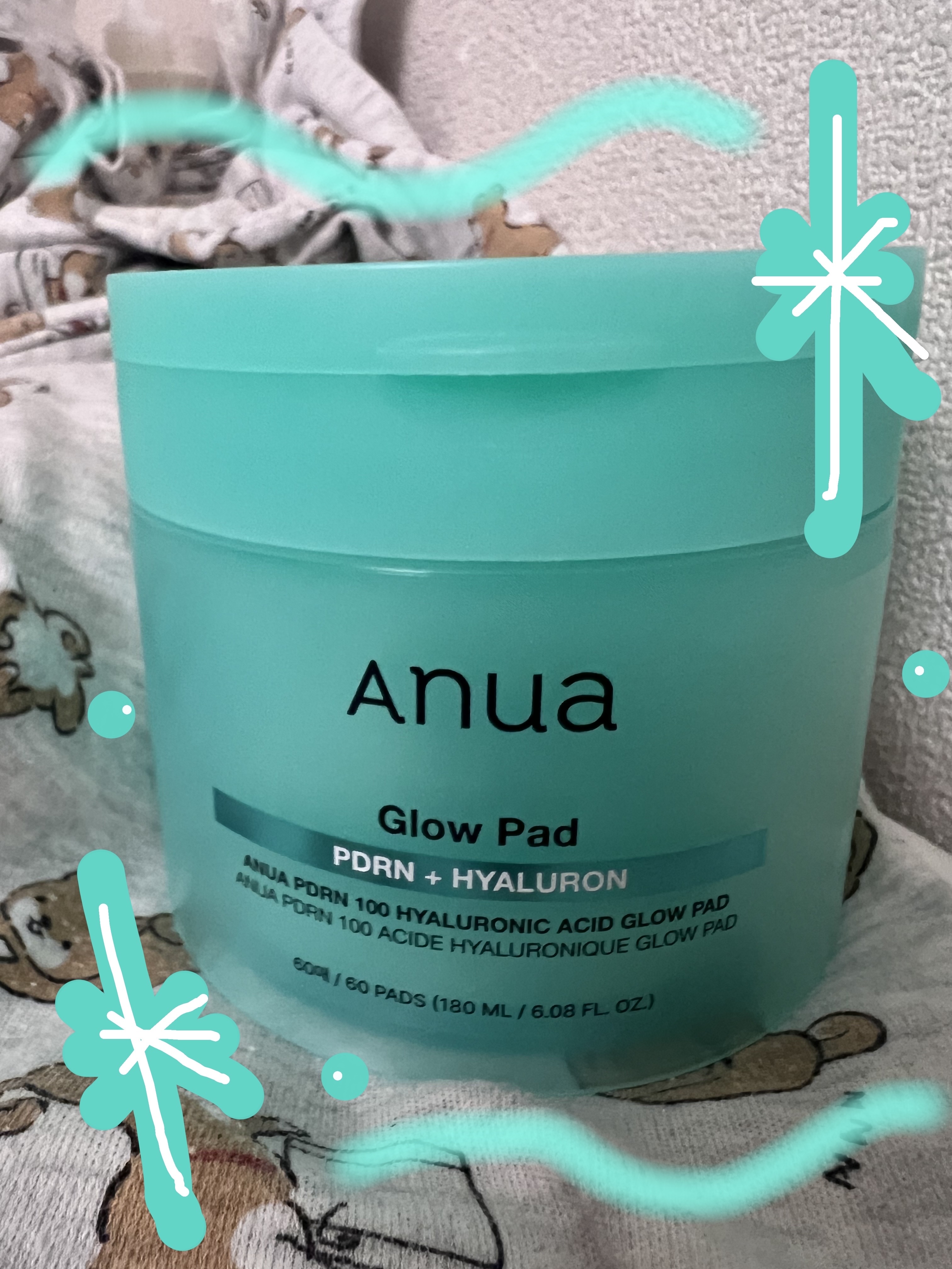 PDRN100ヒアルロン酸グロウパッド/Anua/トナーパッドを使ったクチコミ（1枚目）