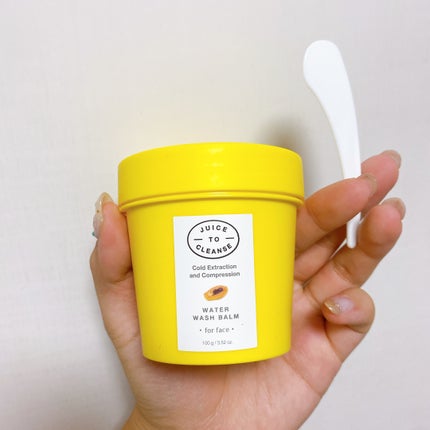 ウォーターウォッシュバーム/JUICE TO CLEANSE/スクラブ・ゴマージュを使ったクチコミ(1枚目)