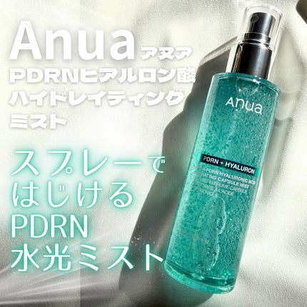 PDRNヒアルロン酸ハイドレイティングミスト/Anua/ミスト状化粧水を使ったクチコミ(1枚目)