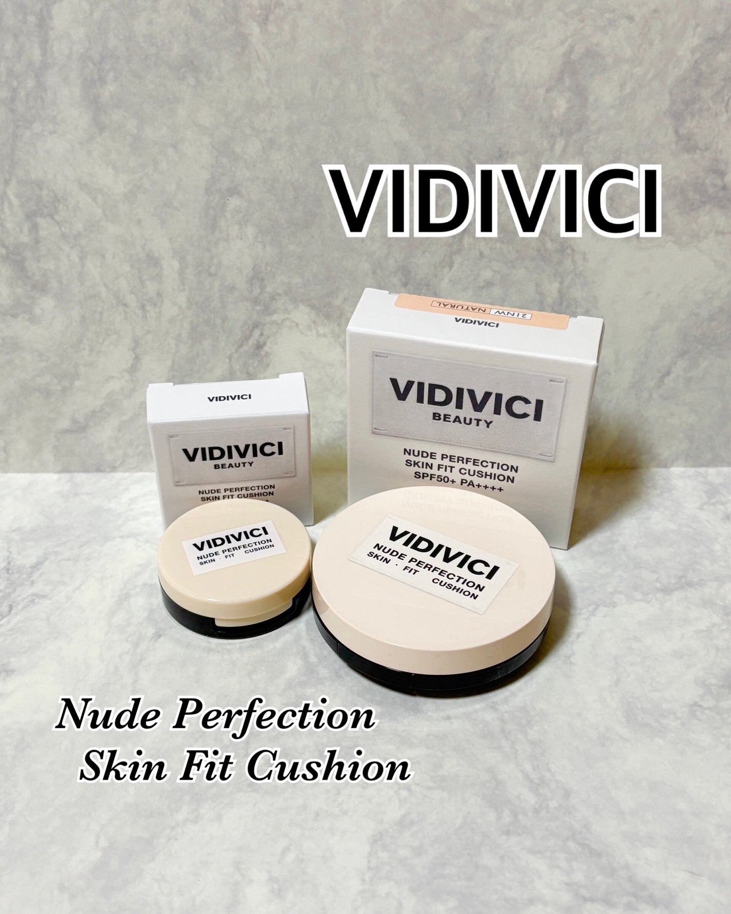 ヌードパーフェクションスキンフィットクッション/VIDIVICI/クッションファンデーションを使ったクチコミ(2枚目)