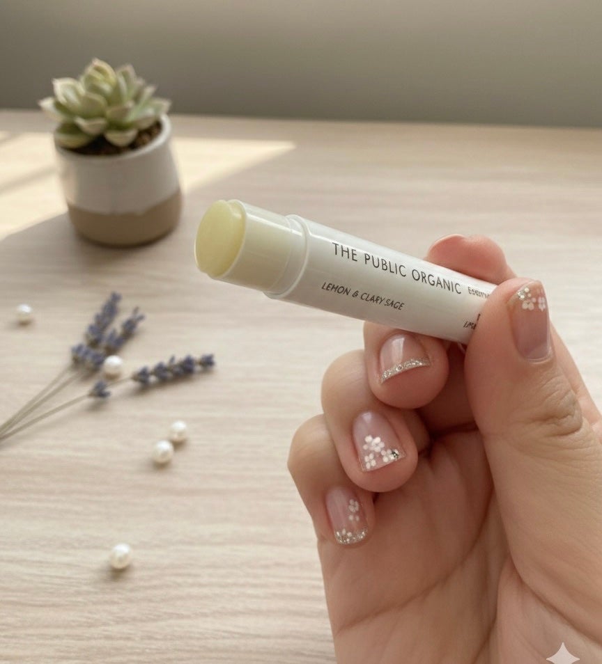 オーガニック認証 精油リップスティック スーパーポジティブ ライズ/THE PUBLIC ORGANIC/リップクリームを使ったクチコミ(2枚目)