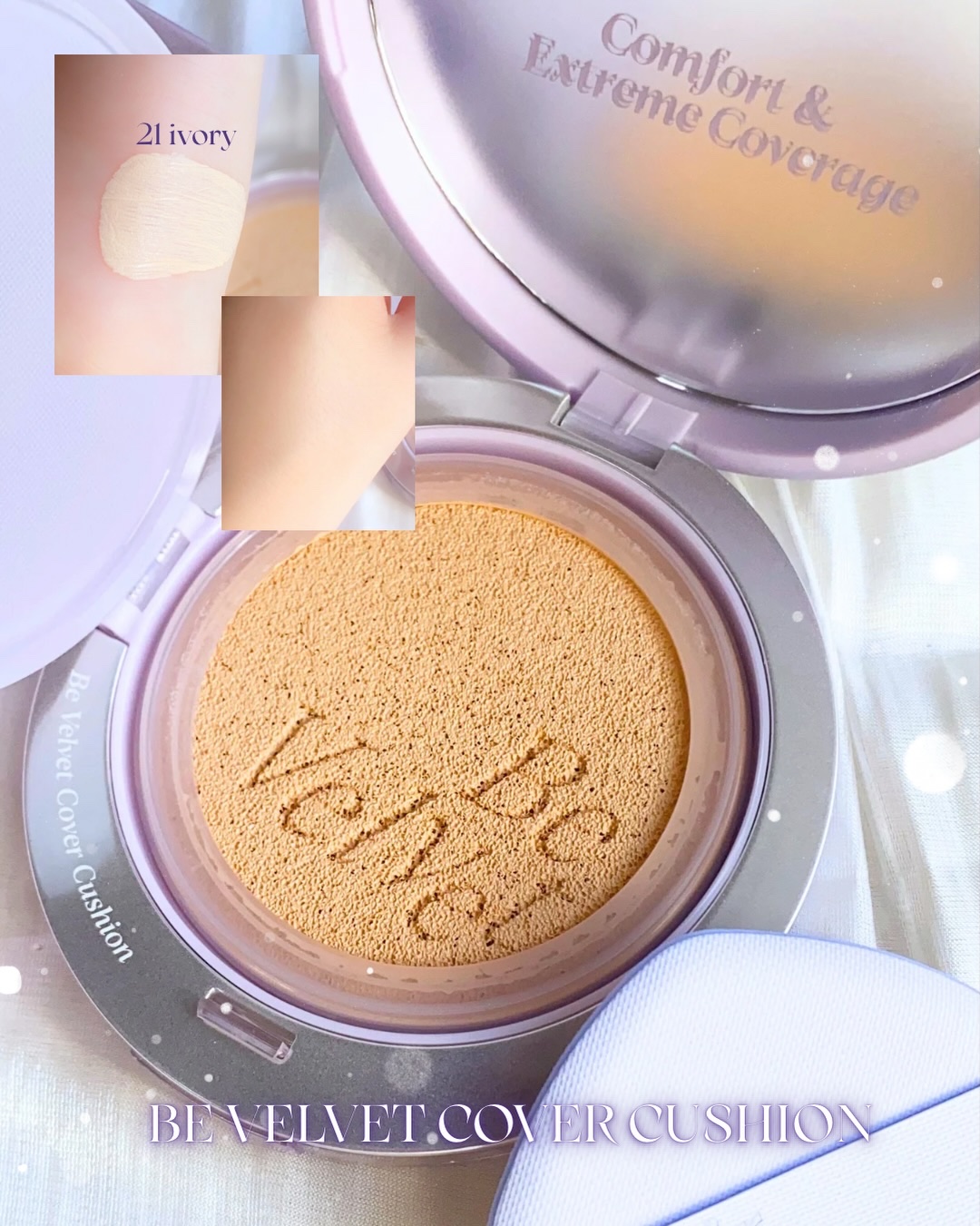 ビーベルベットカバークッション ギャラクシービームコレクション/espoir/メイクアップキットを使ったクチコミ（3枚目）