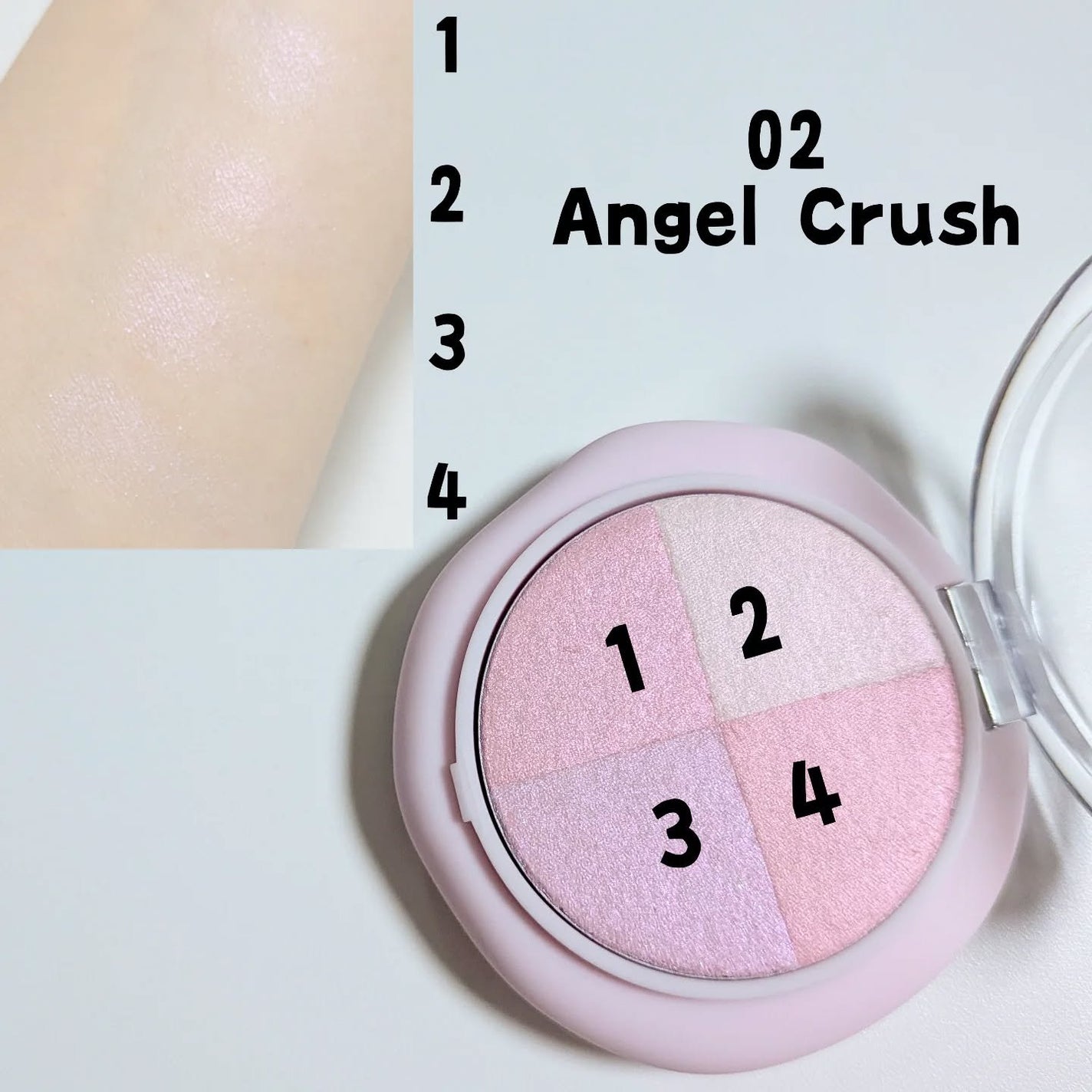 マルチクアッドシャドウ/dasique/パウダーアイシャドウを使ったクチコミ(3枚目)