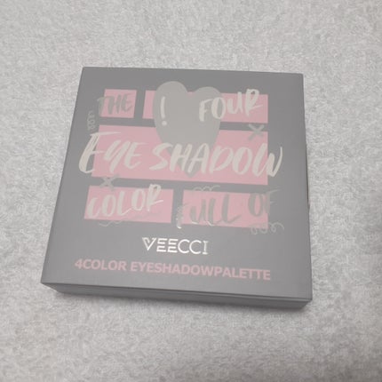 スカーレットハートシリーズ4色アイシャドウ/VEECCI/アイシャドウパレットを使ったクチコミ(1枚目)