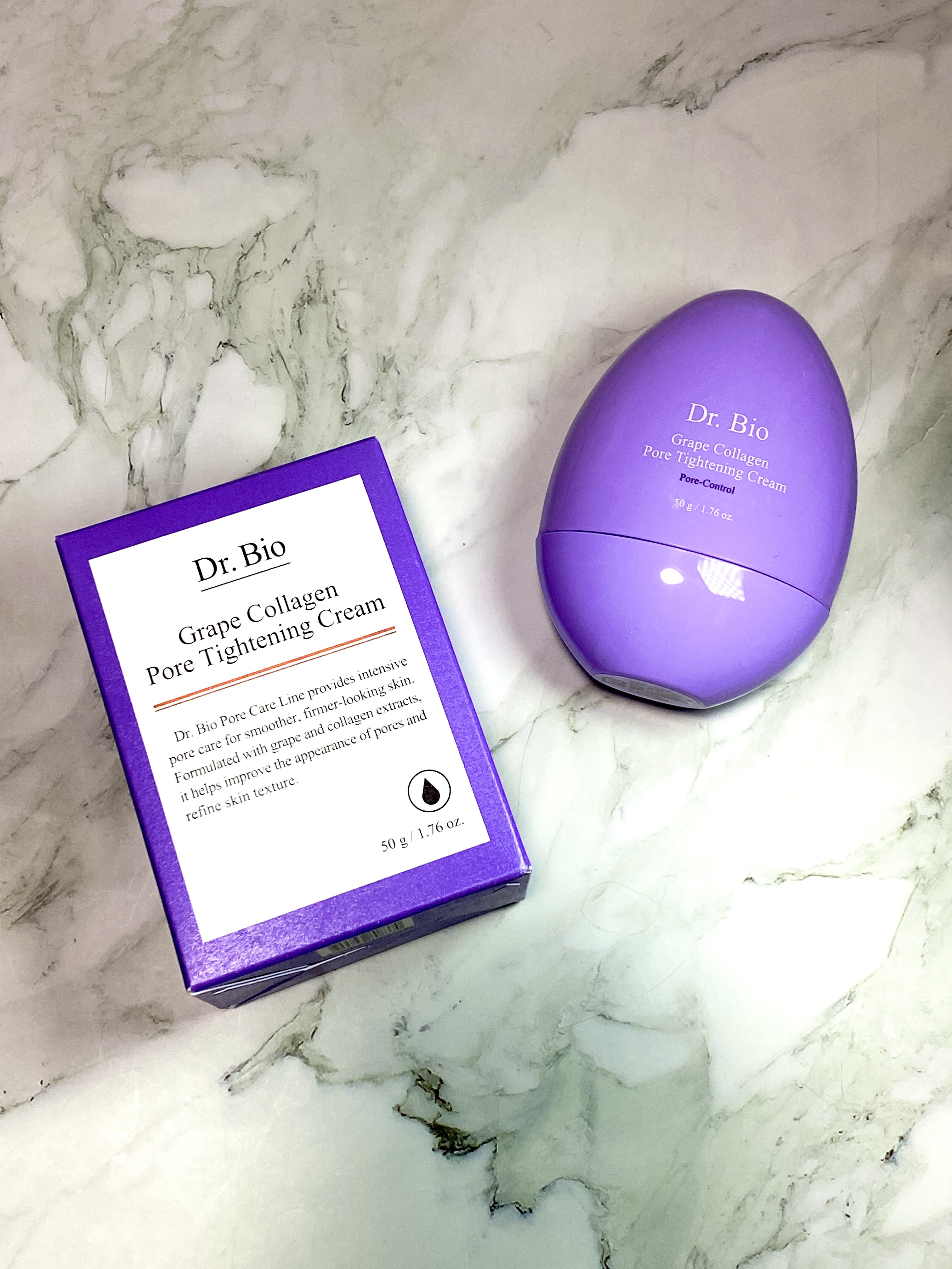 グレープコラーゲン 毛穴タイトニングクリーム/Dr.Bio/フェイスクリームを使ったクチコミ（2枚目）