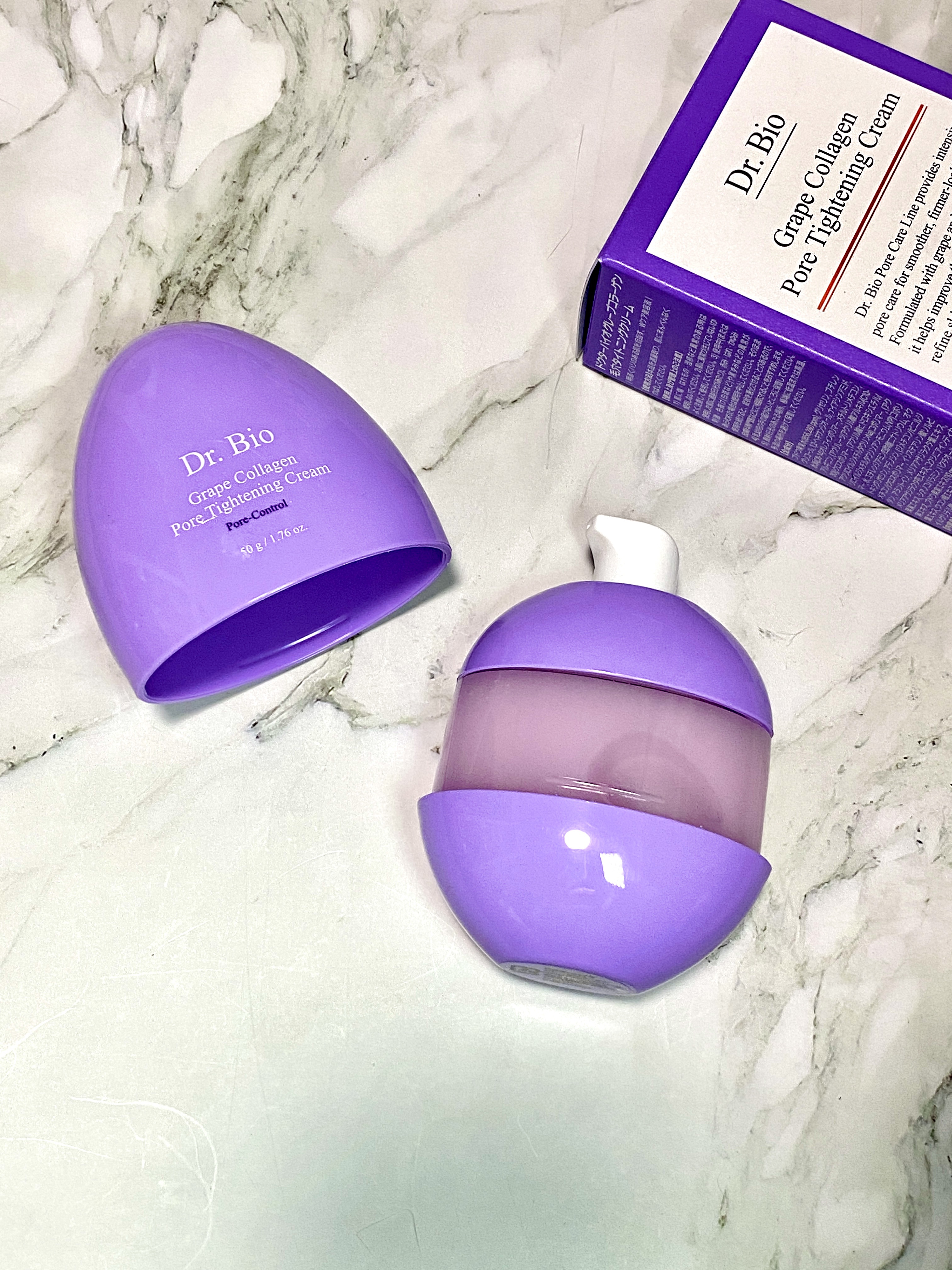 グレープコラーゲン 毛穴タイトニングクリーム/Dr.Bio/フェイスクリームを使ったクチコミ（3枚目）