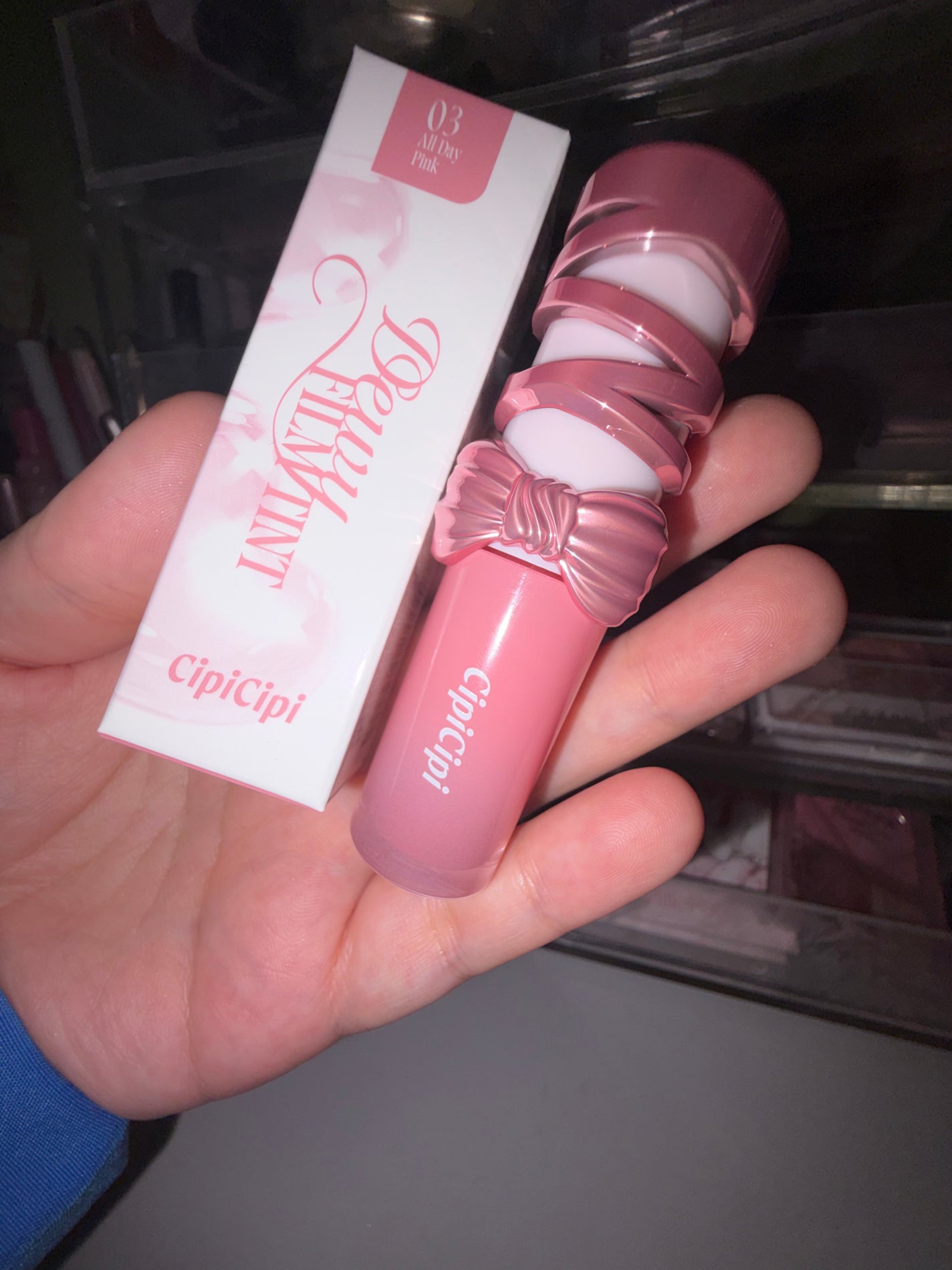 シピシピ デューイフィルムティント R/CipiCipi/リップティントを使ったクチコミ(2枚目)