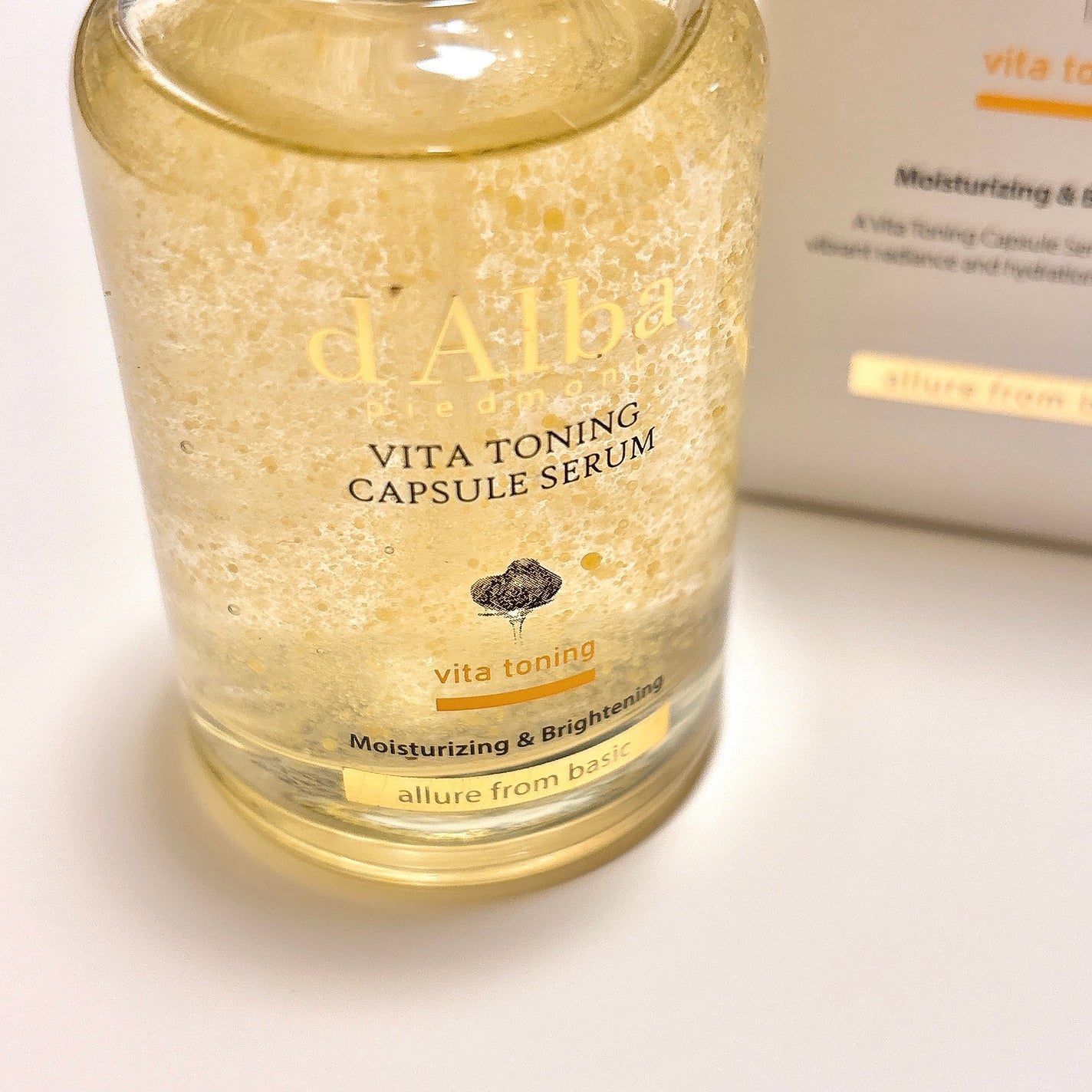 ビタトーニングカプセルセラム/ダルバ/美容液を使ったクチコミ(2枚目)