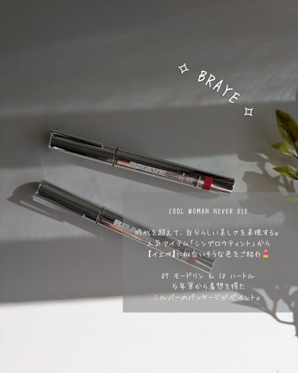 THIN GLOW TINT/BRAYE/口紅を使ったクチコミ(1枚目)