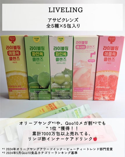 ライブリングパサビゼリー シャインマスカット味/LIVELING/その他食品を使ったクチコミ(2枚目)