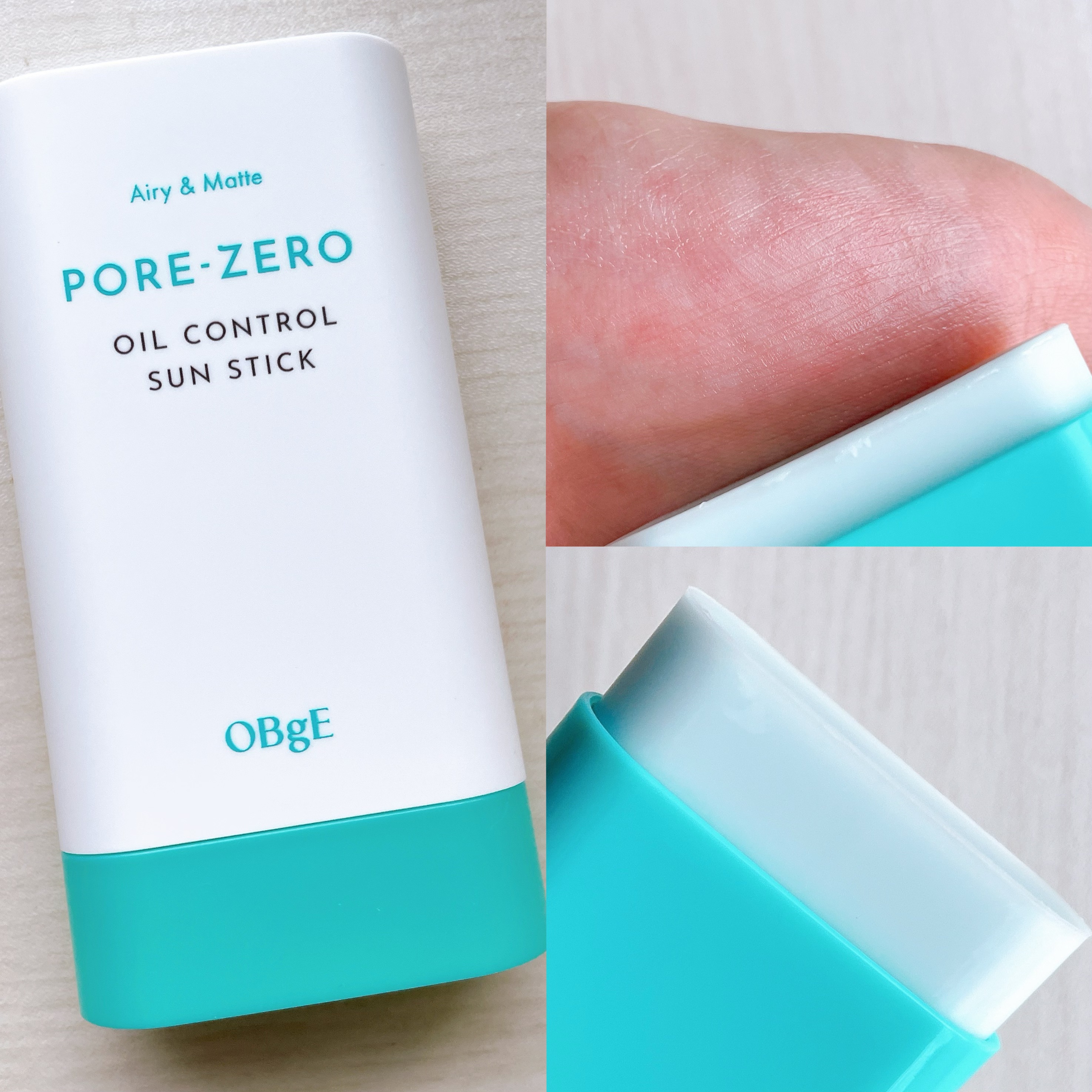 毛穴ゼロオイルコントロールサンスティック /オブジェ/日焼け止めスティックを使ったクチコミ（3枚目）