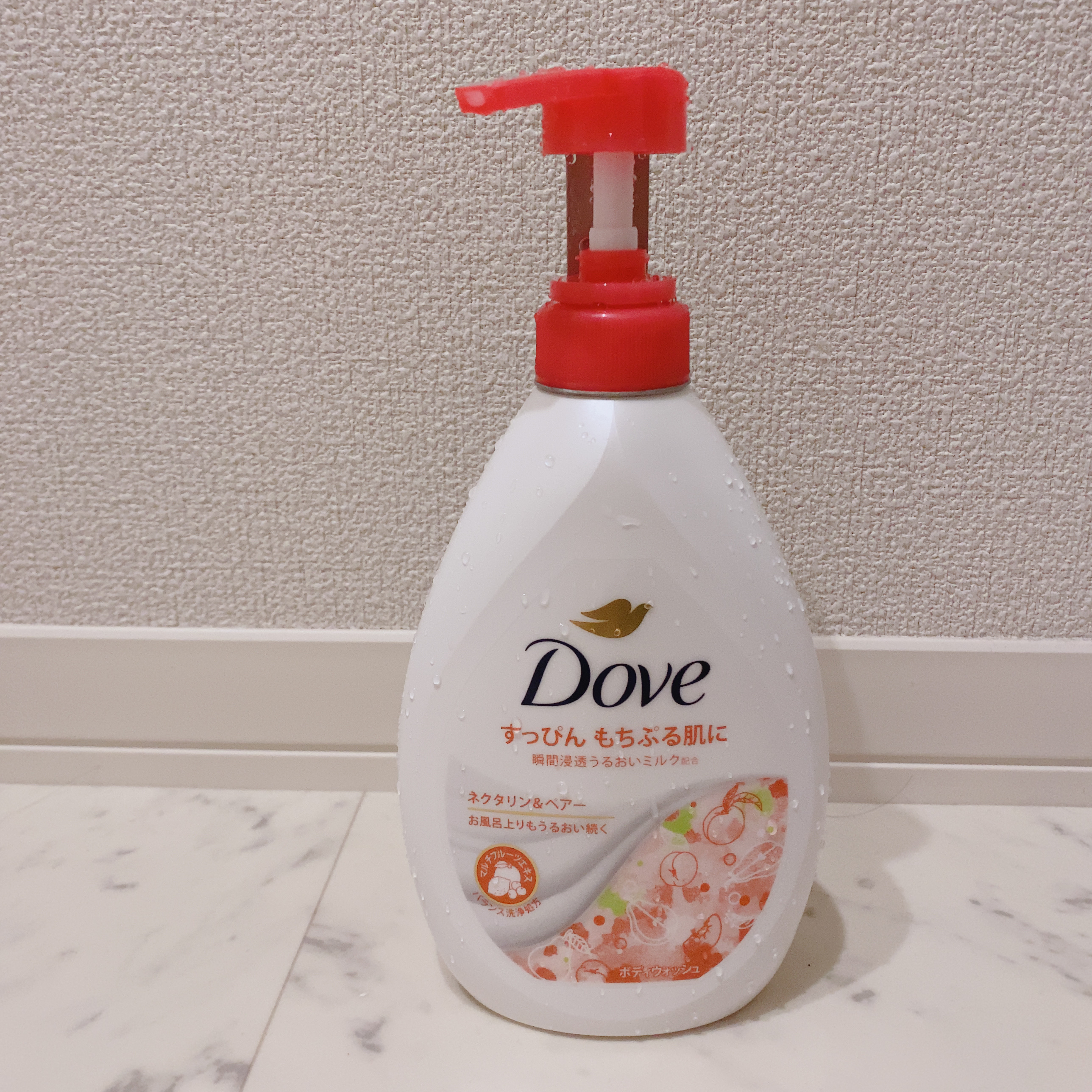 ボディウォッシュ ネクタリン＆ペアー/ダヴ/ボディソープを使ったクチコミ（1枚目）