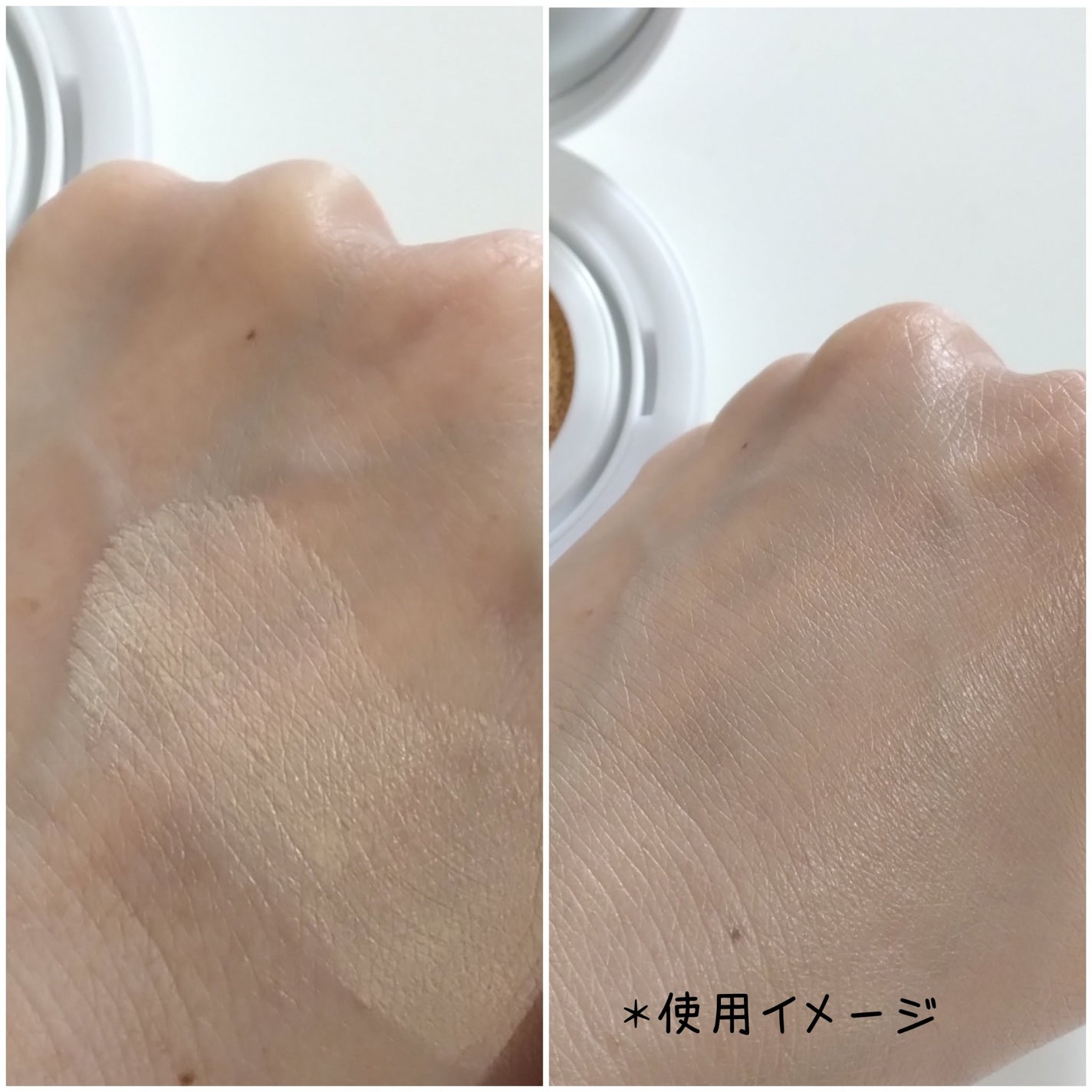 シカマヌ セラム クッションファンデ/parnell/クッションファンデーションを使ったクチコミ(3枚目)