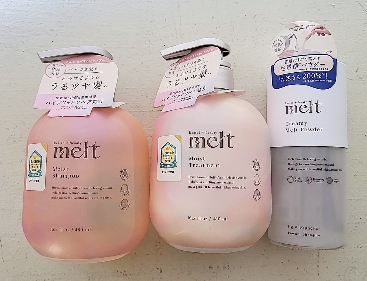 クリーミーメルトパウダー/melt/市販シャンプーを使ったクチコミ（1枚目）