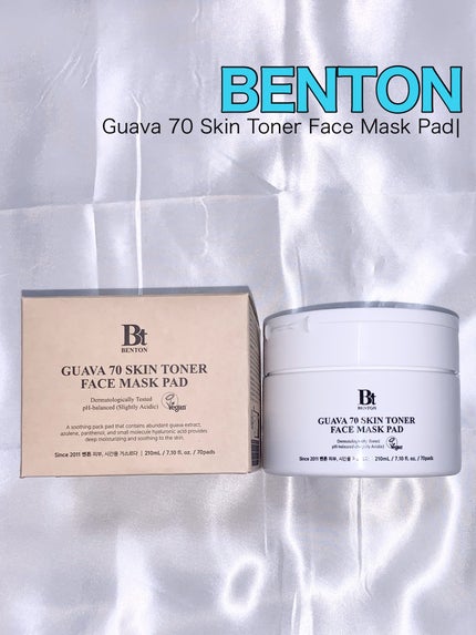 グアバ 70スキントナーパッド /BENTON/トナーパッドを使ったクチコミ(1枚目)
