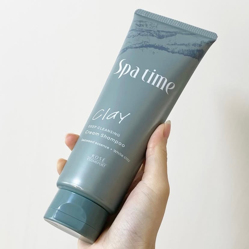 スパタイム クリームシャンプー (ディープクレンジング)/Spa time/市販シャンプーを使ったクチコミ(4枚目)