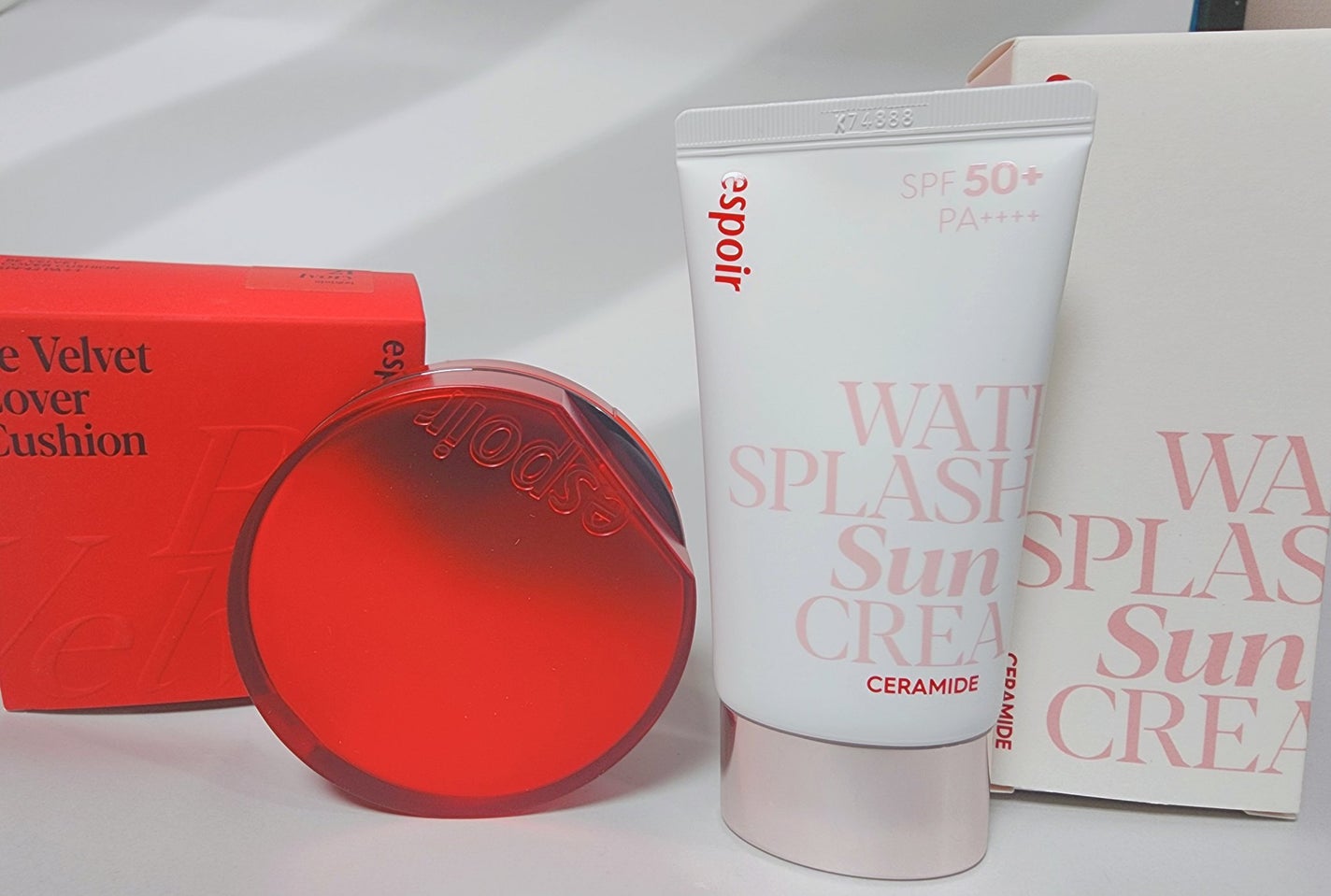 ウォータースプラッシュサンクリーム セラミド/espoir/日焼け止めクリームを使ったクチコミ(1枚目)