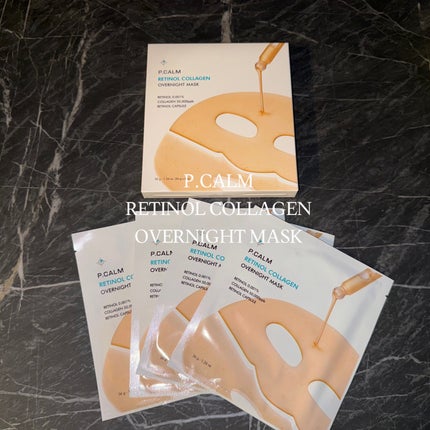 レチノール コラーゲン オーバーナイト マスク/P.CALM/シートマスク・パックを使ったクチコミ(1枚目)