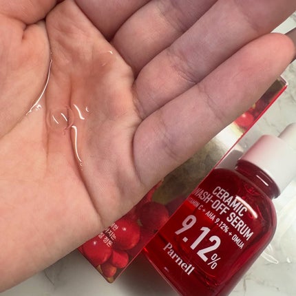 AHA 9.12 オミジャ 陶器肌 ウォッシュオフ セラム/parnell/美容液を使ったクチコミ(3枚目)