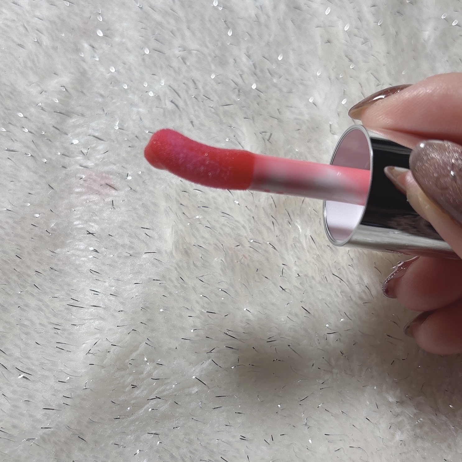 YSL ラブシャイン グロスプランパー #9 チェリー フラッシュ/YVES SAINT LAURENT BEAUTE/リップグロスを使ったクチコミ（3枚目）