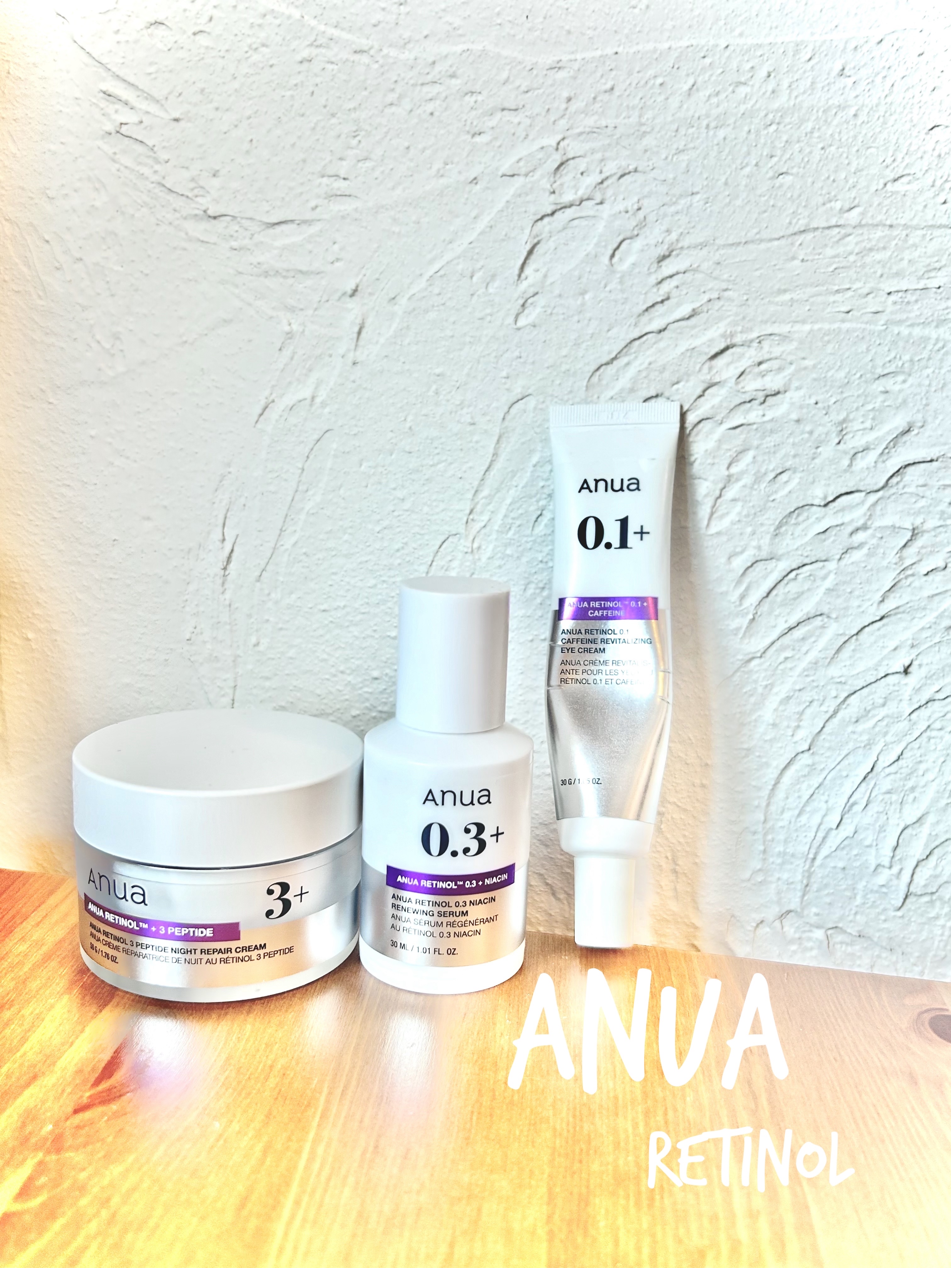 レチノール0.3 ナイアシンリニューイングセラム/Anua/美容液を使ったクチコミ（1枚目）