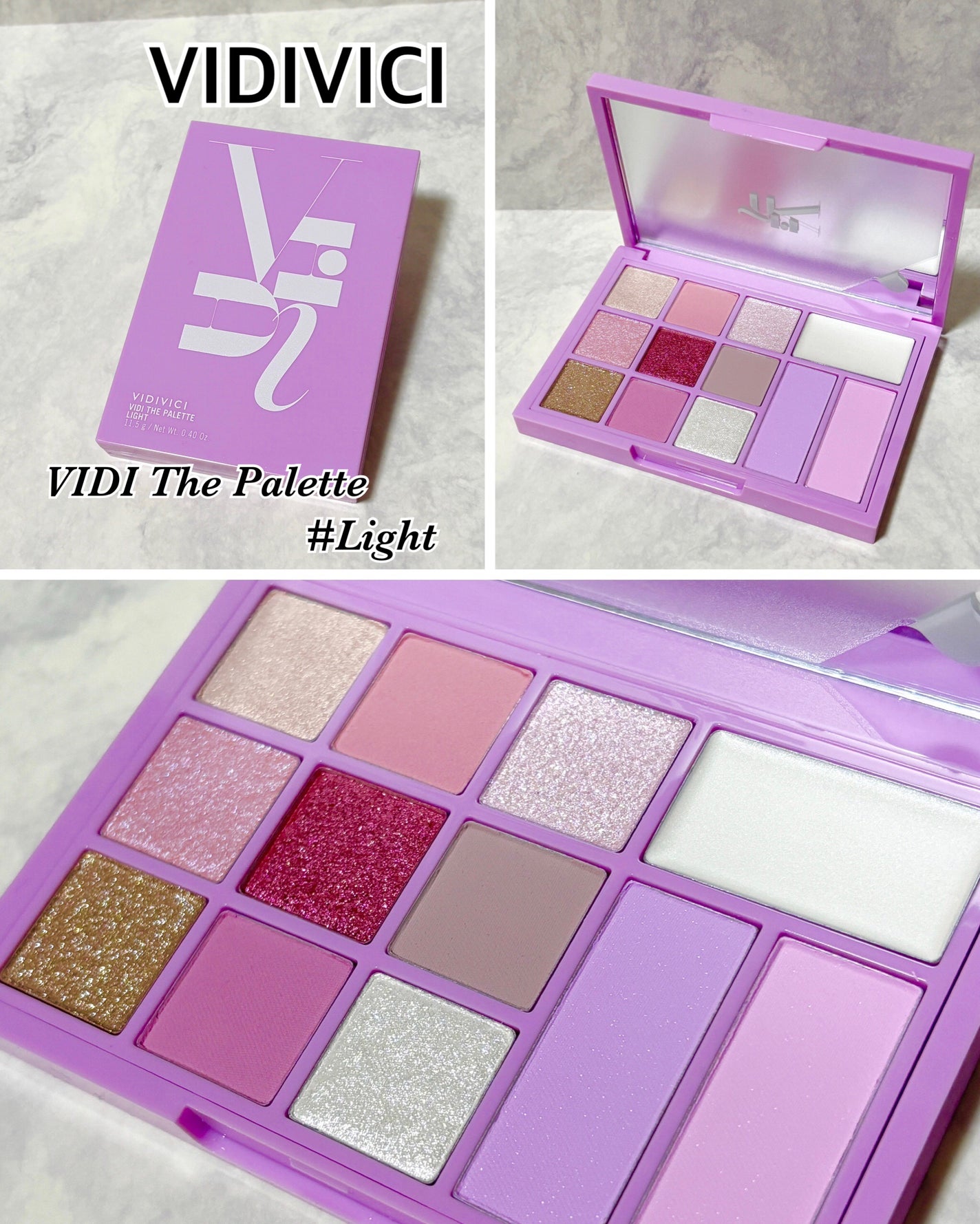 THE PALETTE/VIDIVICI/アイシャドウパレットを使ったクチコミ(4枚目)