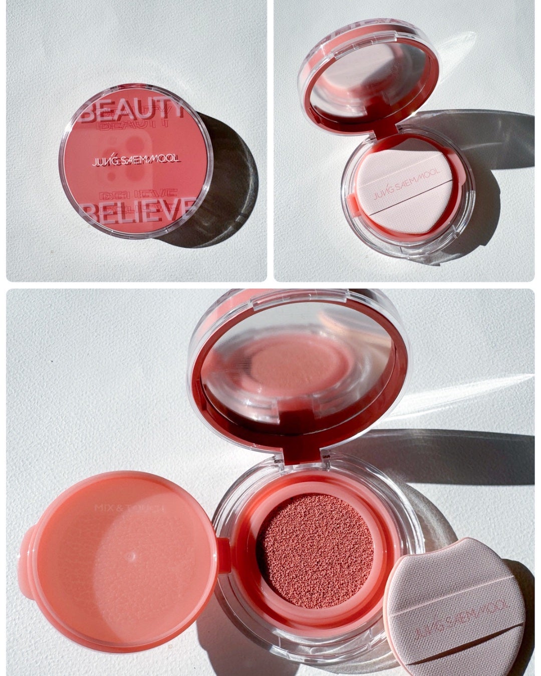 アーティストクッションブラッシュ/JUNG SAEM MOOL/リキッドチークを使ったクチコミ(2枚目)