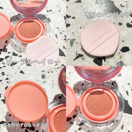 アーティストクッションブラッシュ/JUNG SAEM MOOL/リキッドチークを使ったクチコミ(2枚目)