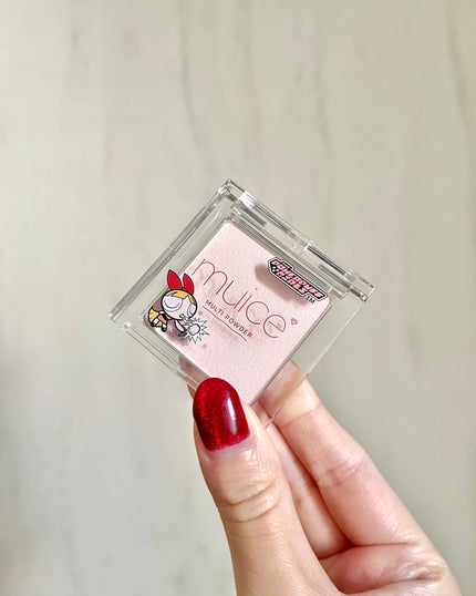 スポットメンテパウダー PG02 ビハダピンク(パワーパフ ガールズコラボ)/muice/プレストパウダーの画像