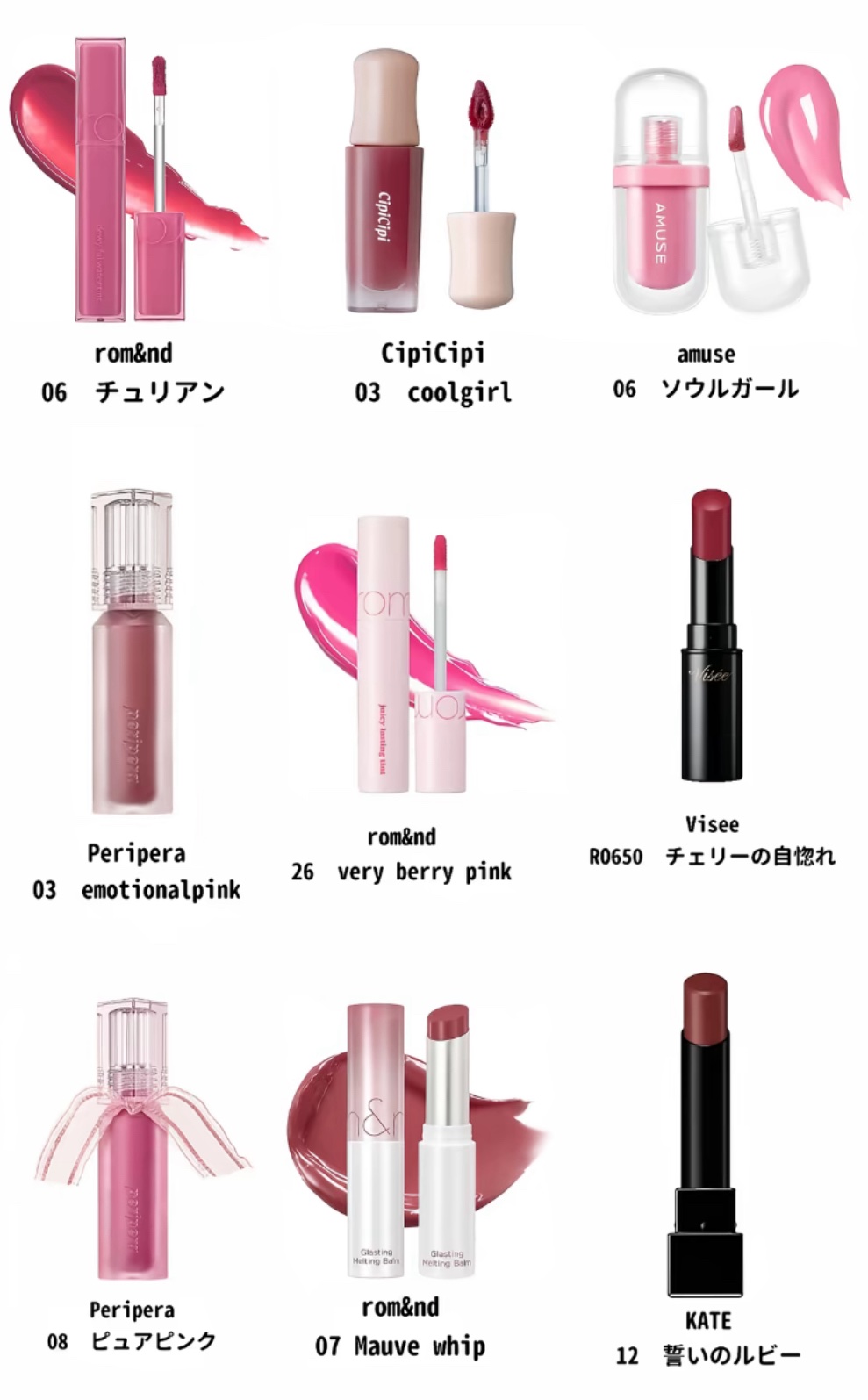 ジューシーラスティングティント/rom&nd/リップティントを使ったクチコミ（1枚目）