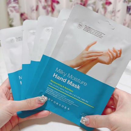 ミルキーモイスチャーハンドマスク/MADFORCOS/ハンドクリームを使ったクチコミ(2枚目)