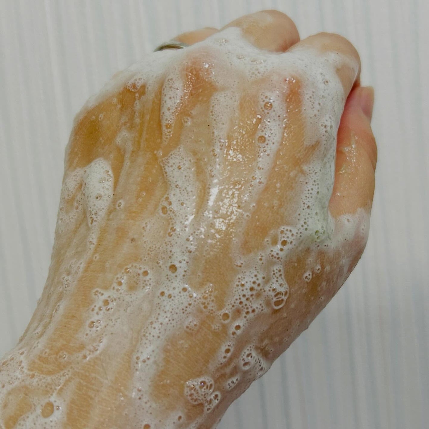 プレミアムもちソープ「グリーン」 /アレンシア/その他洗顔料を使ったクチコミ(5枚目)