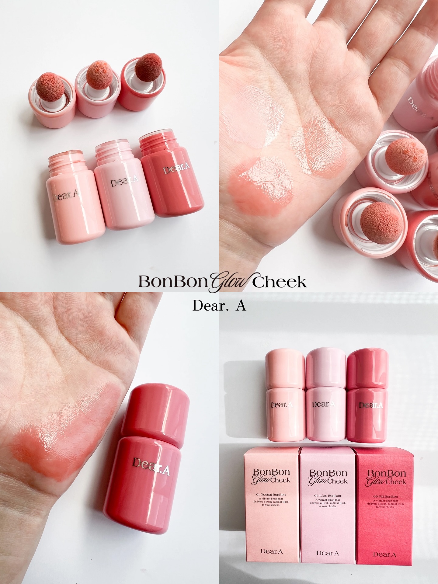 ボンボングロウチーク/Dear.A/リキッドチークを使ったクチコミ（1枚目）