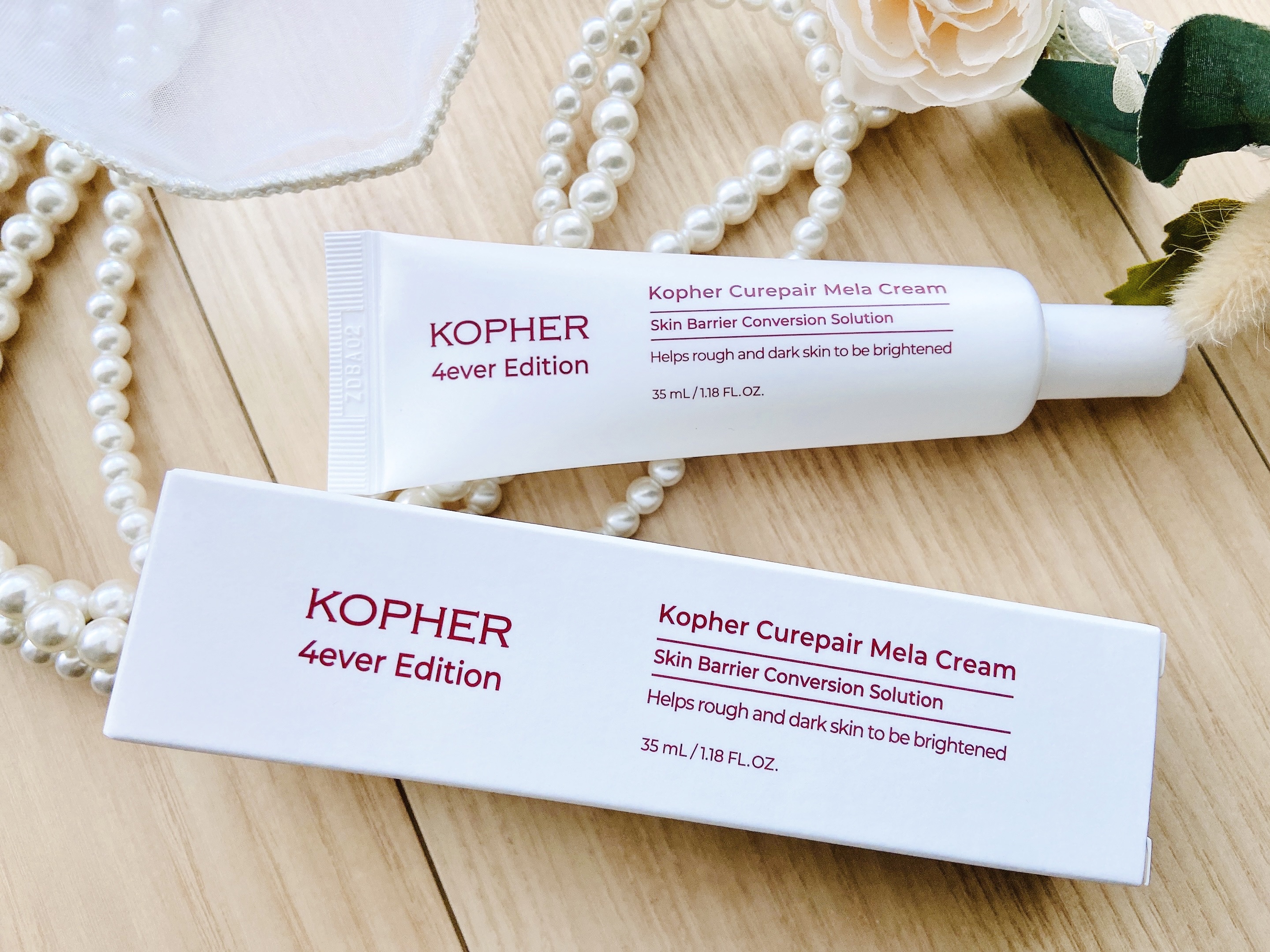 CUREPAIR MELA CREAM /KOPHER/フェイスクリームを使ったクチコミ（3枚目）