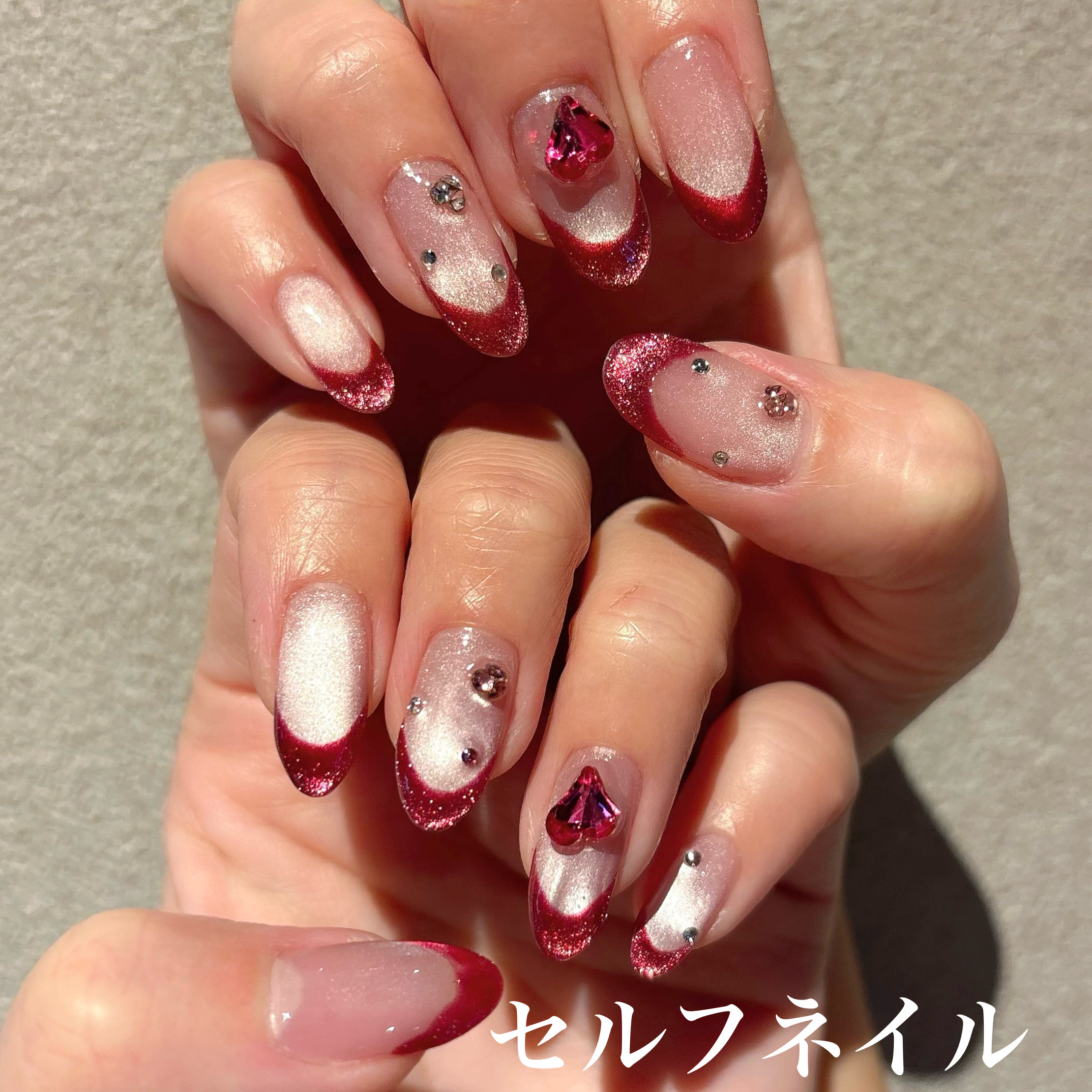 ジェルネイル（ライト対応）/セリア/ジェルネイルを使ったクチコミ（1枚目）