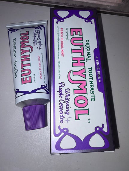 ホワイトパープル歯みがき ピーチフローラルミントの香り/EUTHYMOL/歯磨き粉を使ったクチコミ(2枚目)