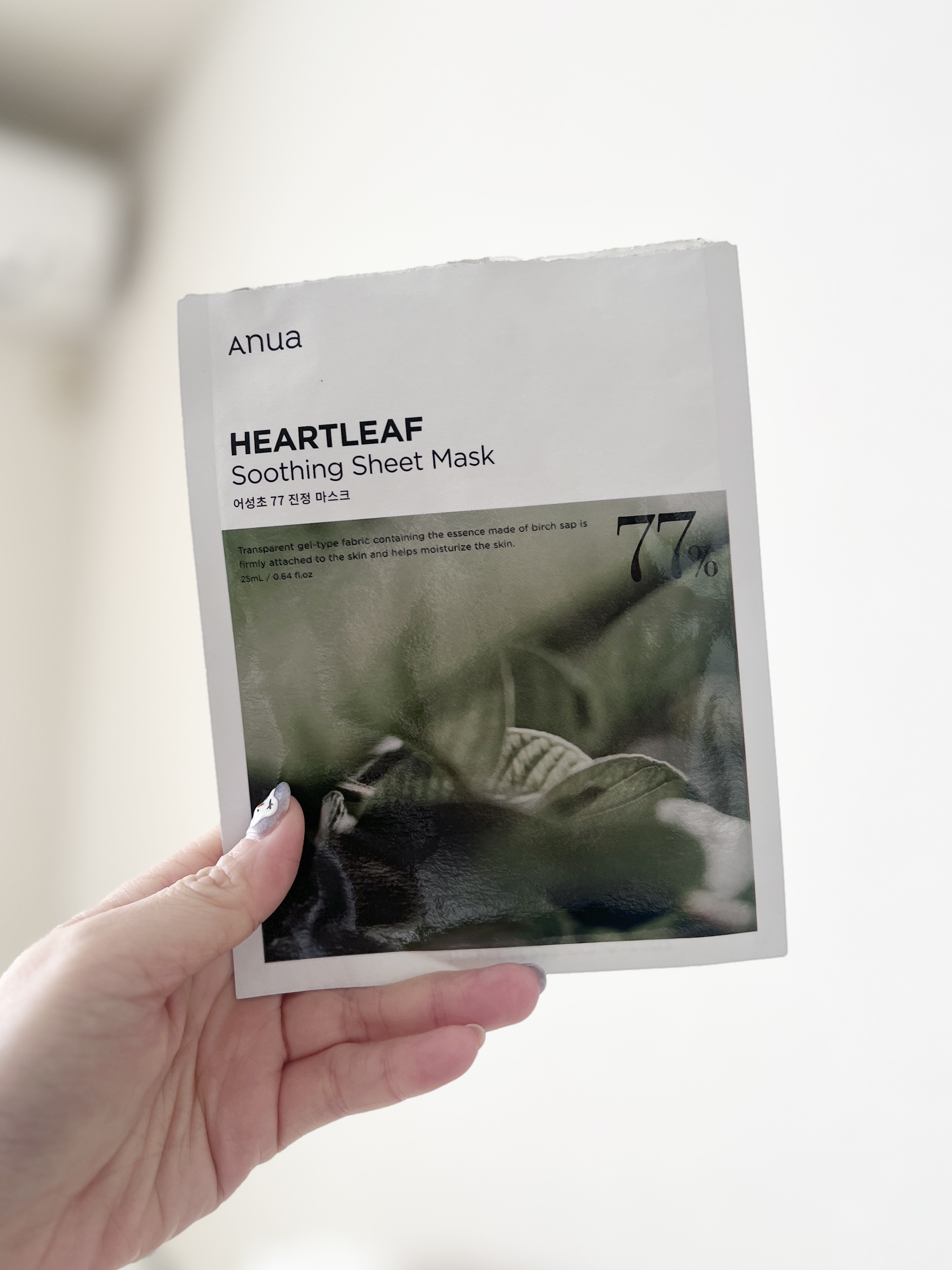 ドクダミ77 % 鎮静マスクパック 1枚/Anua/シートマスク・パックを使ったクチコミ（1枚目）