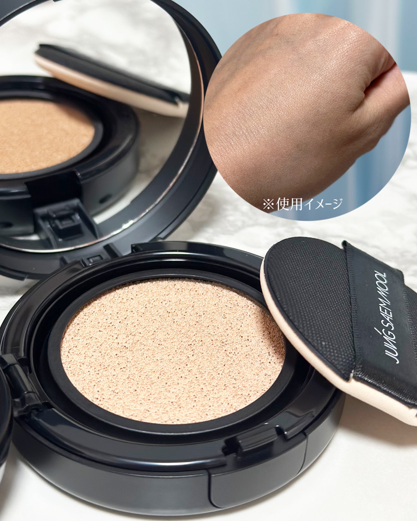 アーティストクッションブラッシュ/JUNG SAEM MOOL/リキッドチークを使ったクチコミ(2枚目)