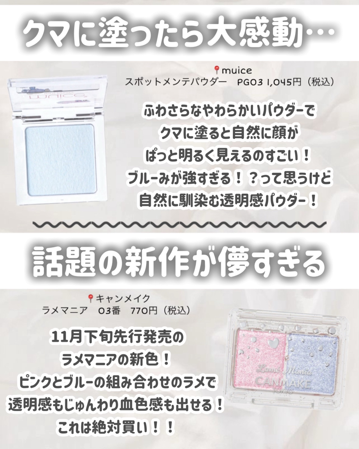 モイストプリズムプライマー/キャンメイク/化粧下地を使ったクチコミ（3枚目）