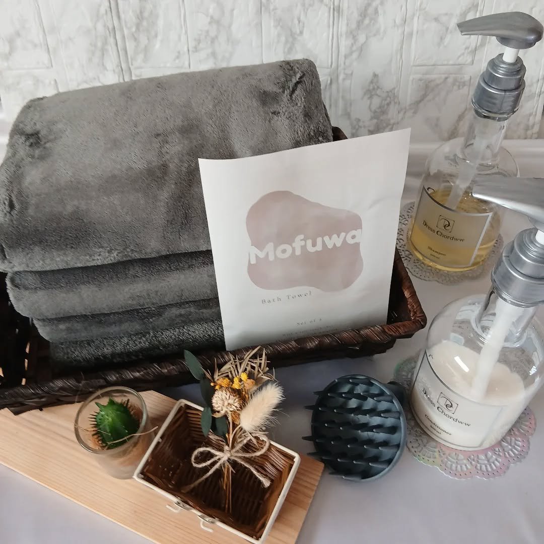 Mofuwaバスタオル/mofuwa/バスグッズを使ったクチコミ（2枚目）