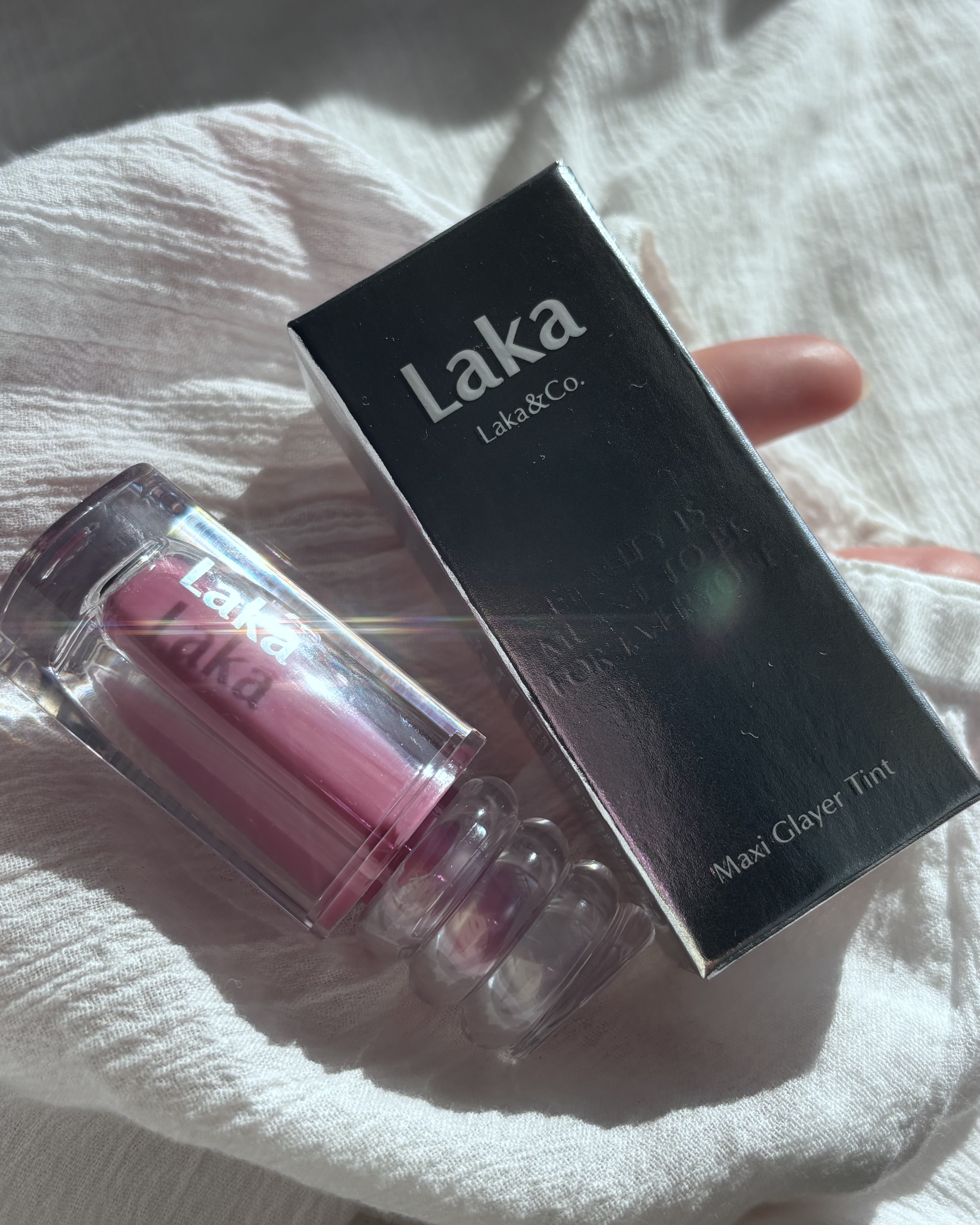 ラカ　マキシグレイヤーティント/Laka/リップティントを使ったクチコミ（2枚目）