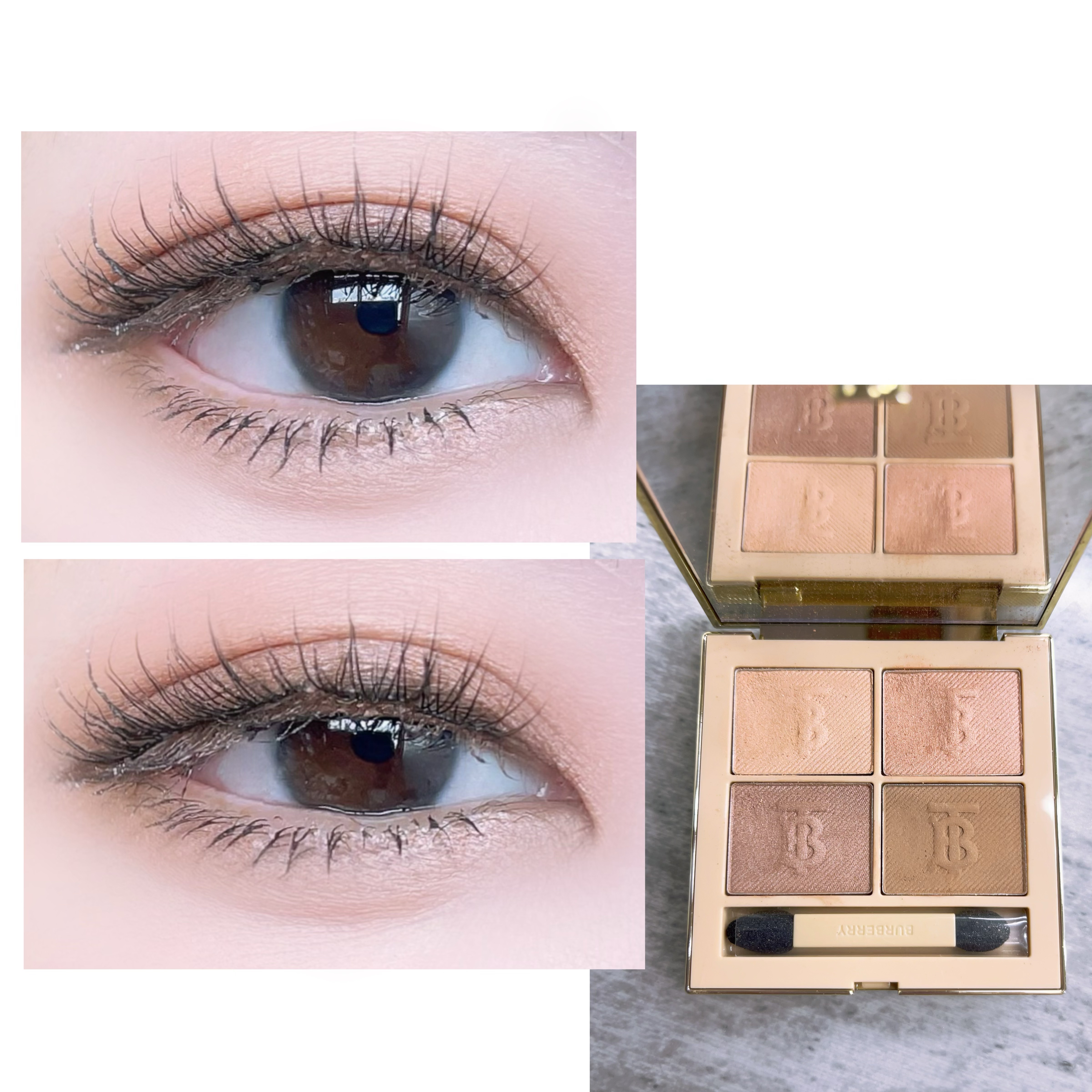 バーバリー アイ クアッド/Burberry Beauty/アイシャドウパレットを使ったクチコミ（2枚目）