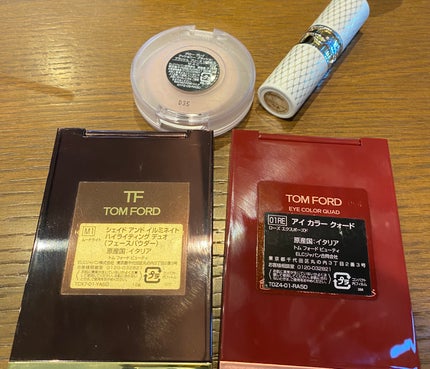 シェイド アンド イルミネイト ハイライティング デュオ /TOM FORD BEAUTY/パウダーハイライトを使ったクチコミ(2枚目)
