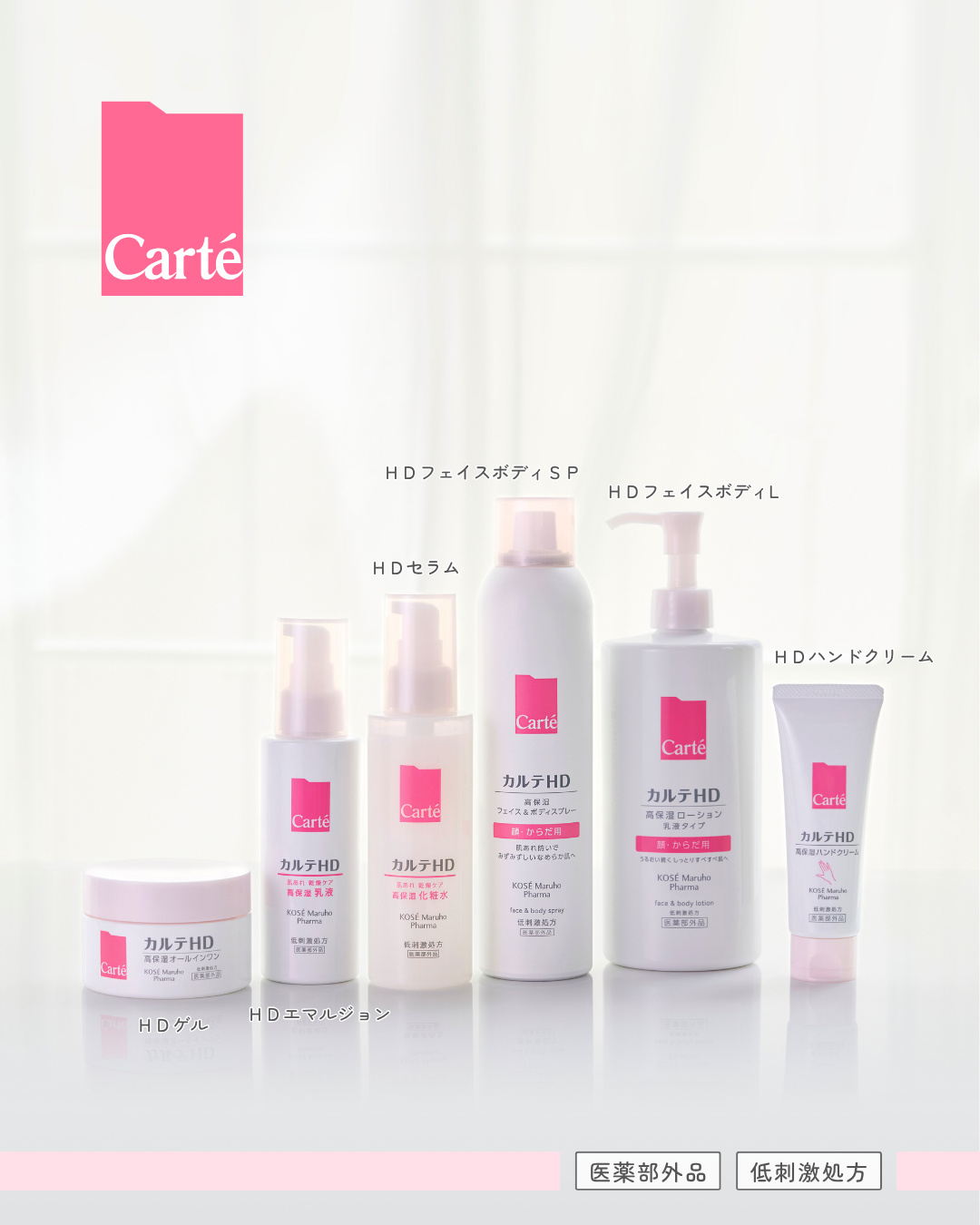 こんにちは！Carté（カルテ）PR担当です😊

今年も残すところあとわずかとなりました🍀
皆さまが2025年に最も推した #カルテＨＤ は、どのアイテムでしたか？✨

来年もお気に入りのアイテムで、ぜひ保水肌を目指してみてくださいね